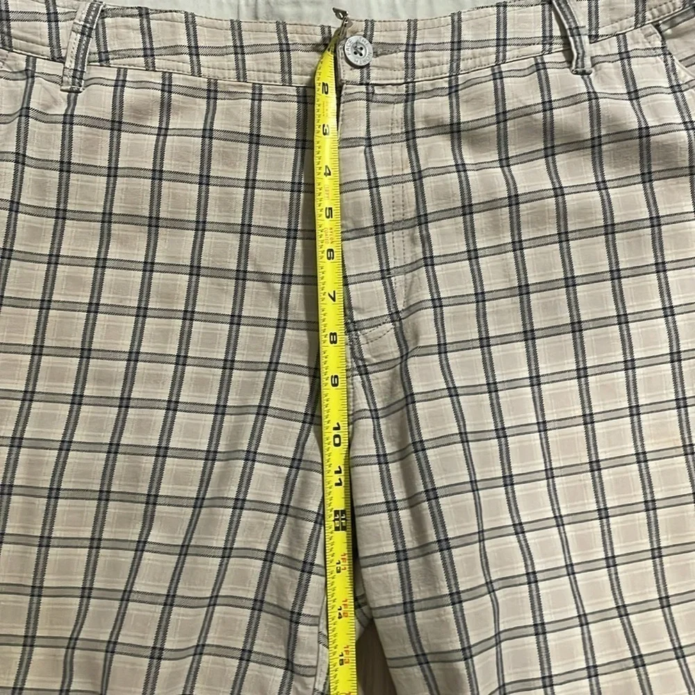 The North Face plaid print
